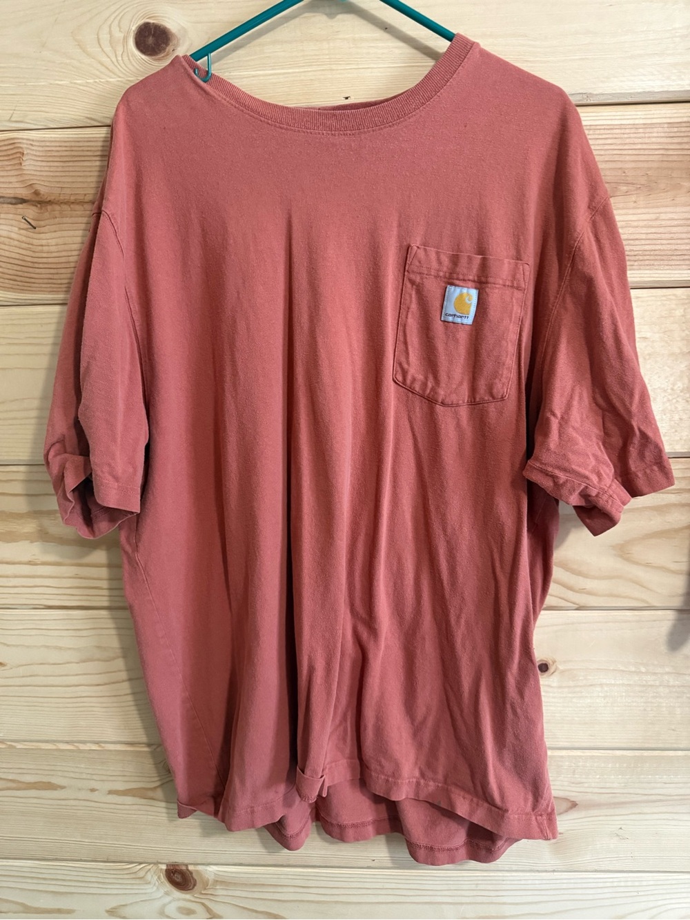 Carhartt Pocket T-Shirt in Dusty Coral men’s XL